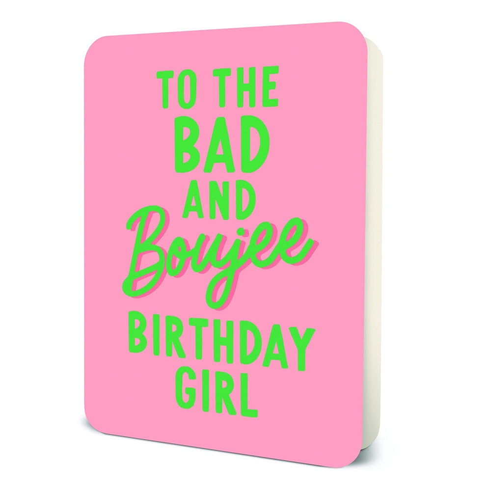 Bad &amp; Boujee Birthday Deluxe Greeting Card