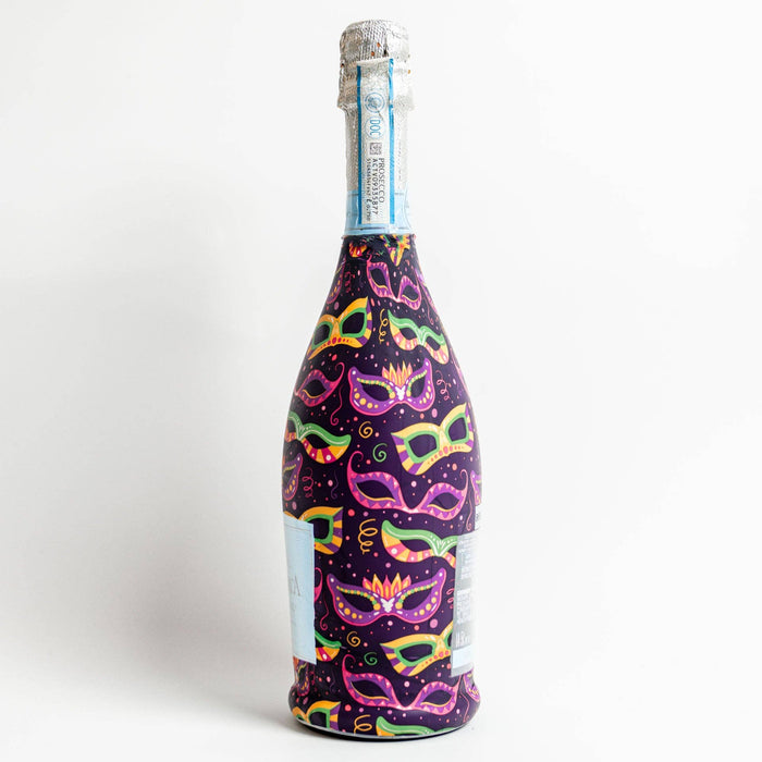 Mardi Masquerade Bottle Wrap - Prosecco Collection