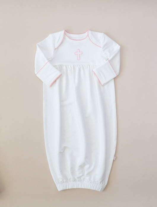 Pip Gown - Pink Cross