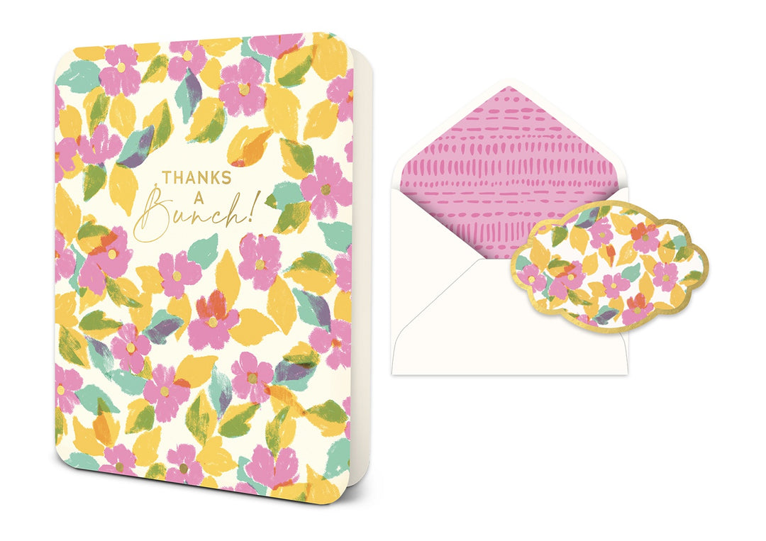 Thanks a Bunch Deluxe Greeting Card