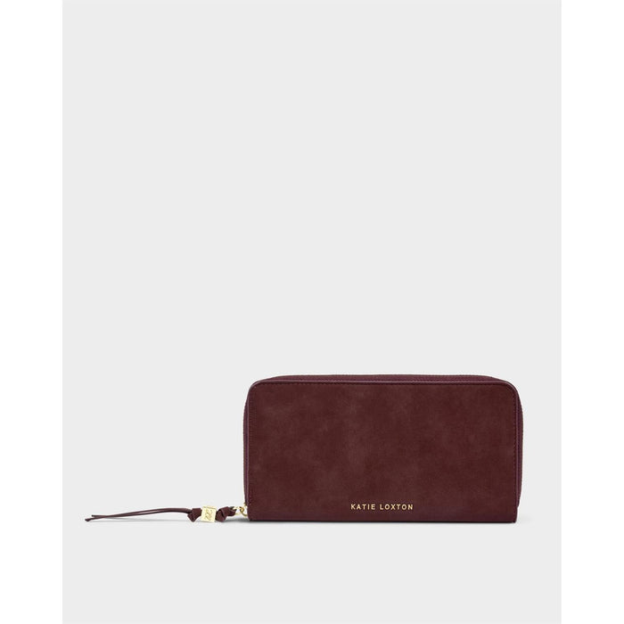 Large Purse - Cherry Suedette