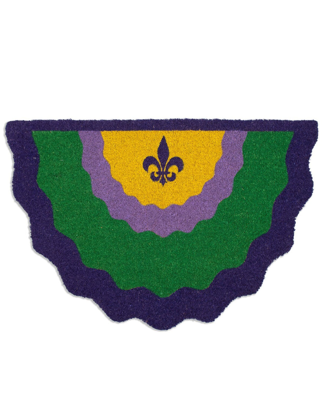Mardi Gras Bunting Coir Doormat