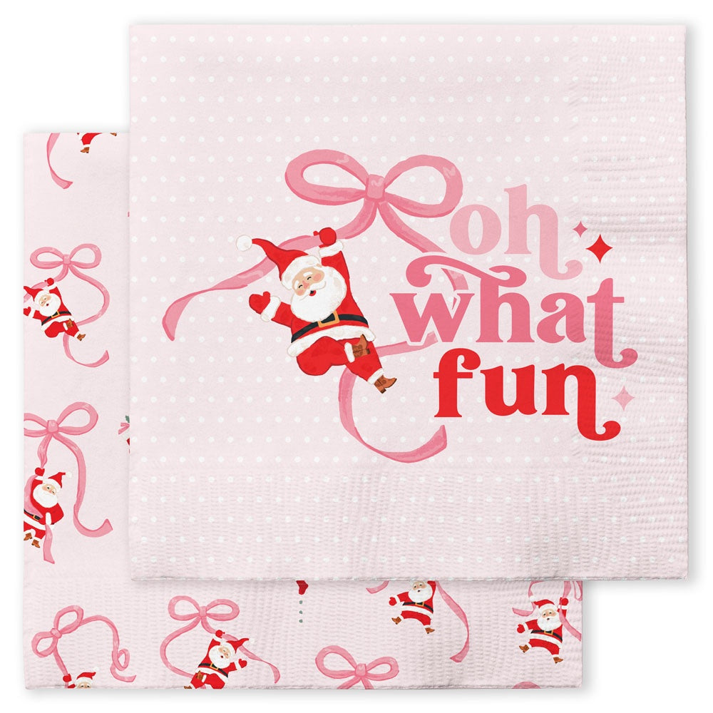 Oh What Fun Cocktail Napkins