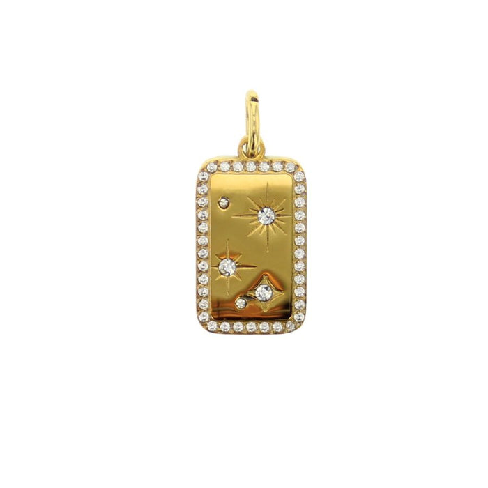Gold Stardust Charm