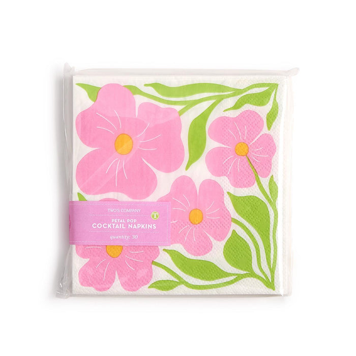 Petal Pop 3 Ply Paper Cocktail Napkins