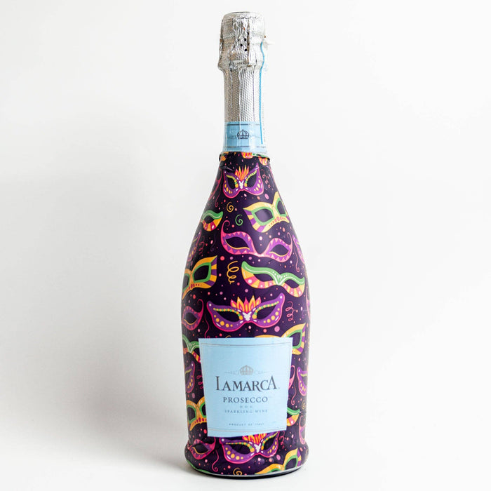 Mardi Masquerade Bottle Wrap - Prosecco Collection