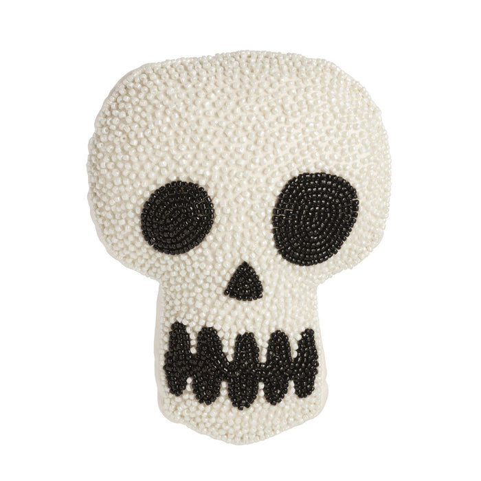 Skull Beaded Pillow