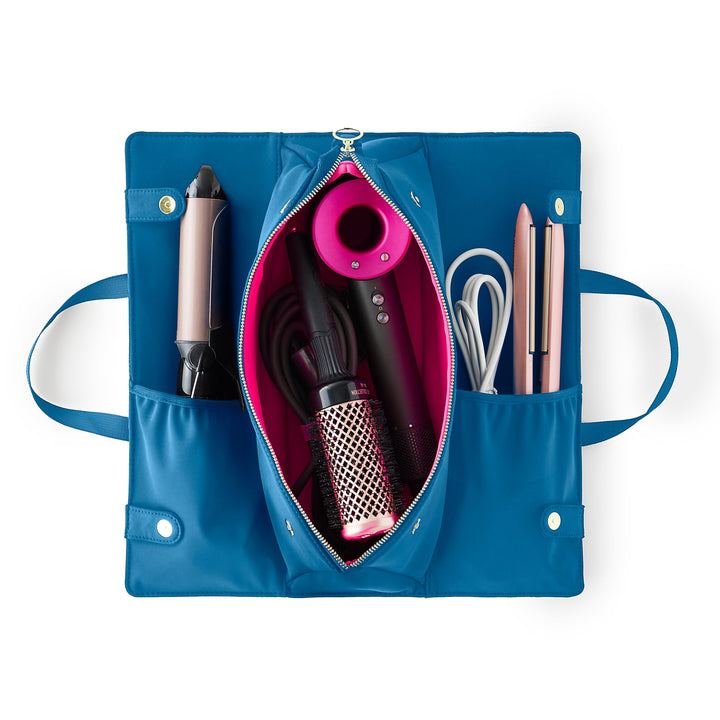 Hair Tools Bag - Teal/Raspberry