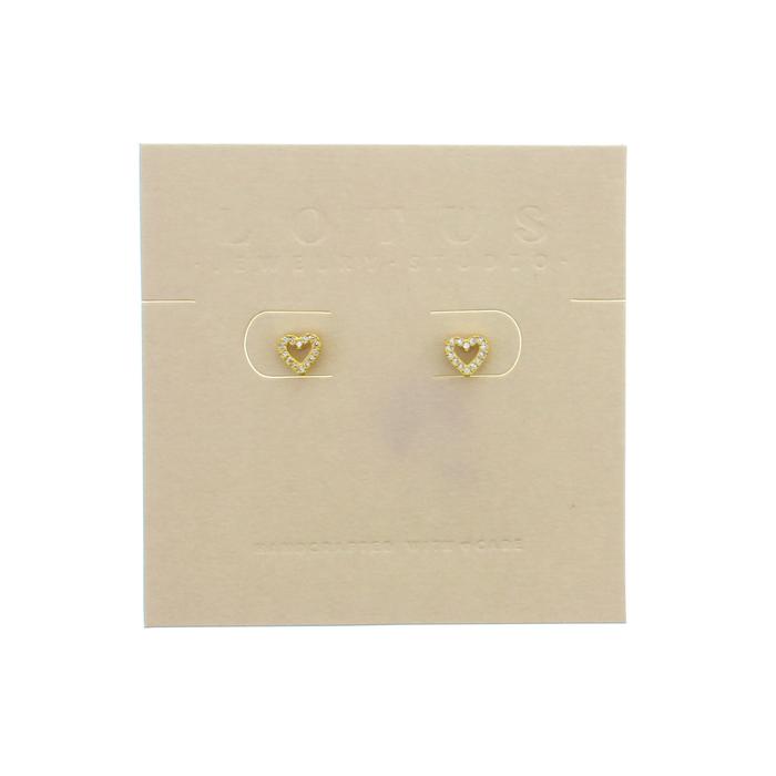Heart Dainty Stud Earrings