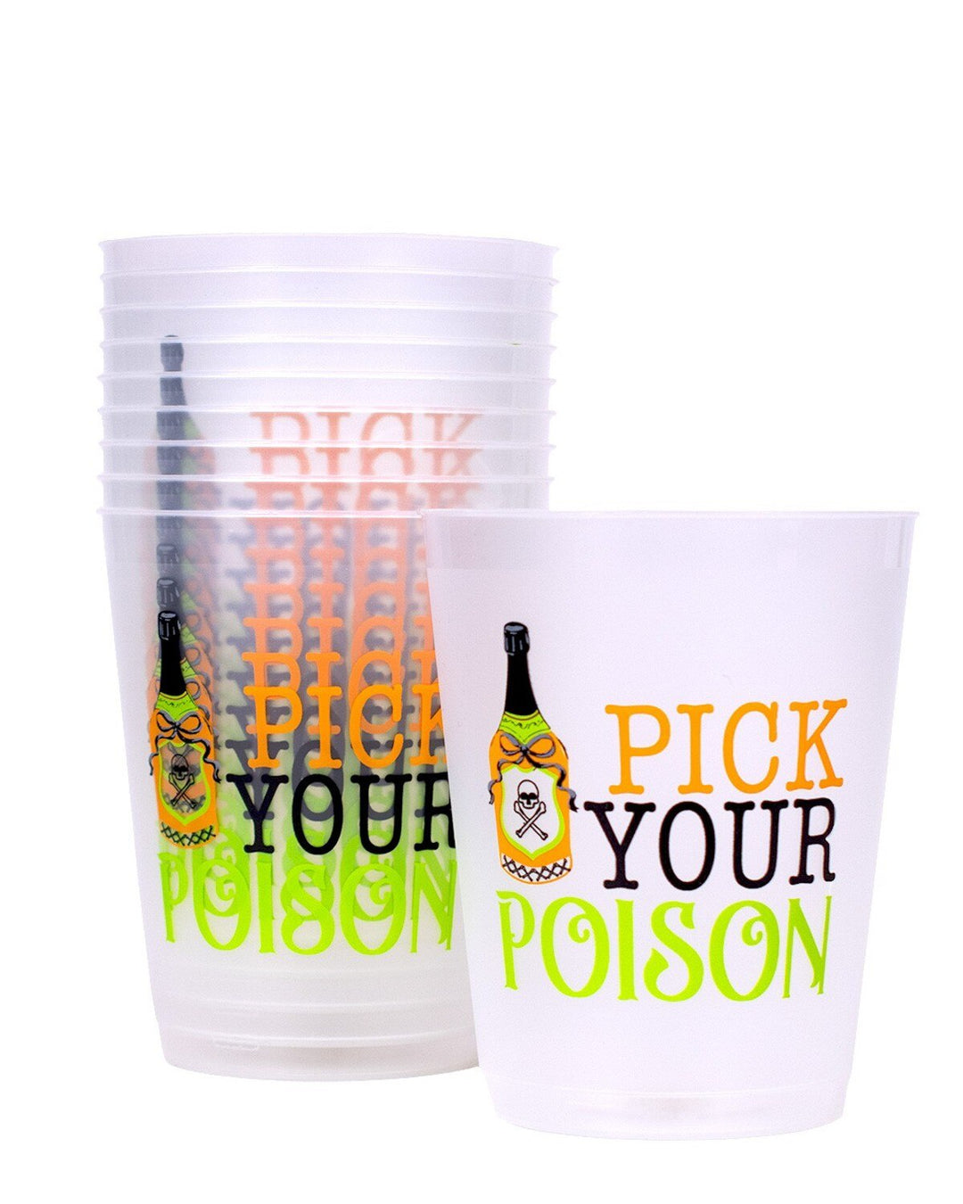 Pick Your Poison Party Cups (Set of 10)