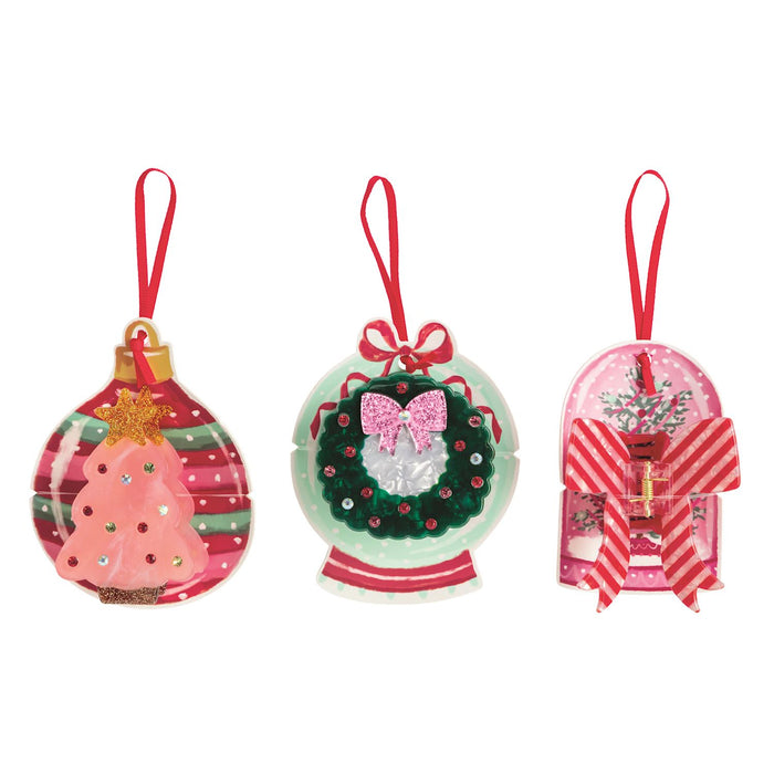 Christmas Ornament Claw Clip