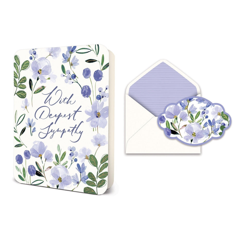 Tender Blooms Deluxe Greeting Card