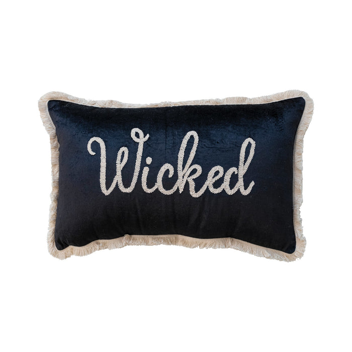 Wicked Script Lumbar Pillow