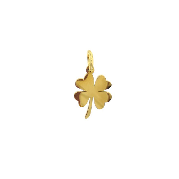 Gold 4-Leaf Clover Charm
