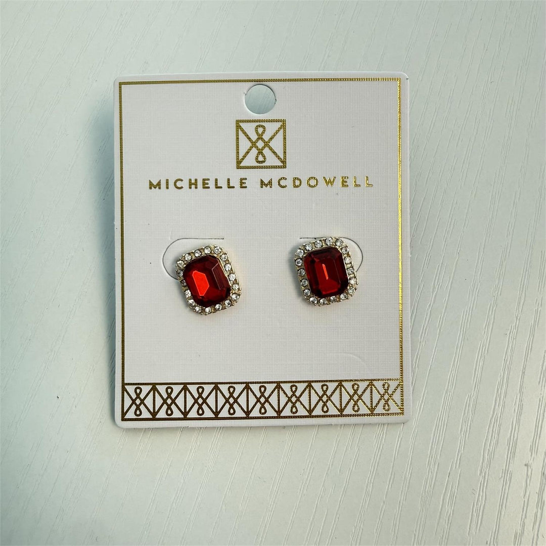 Hadley Red Earrings