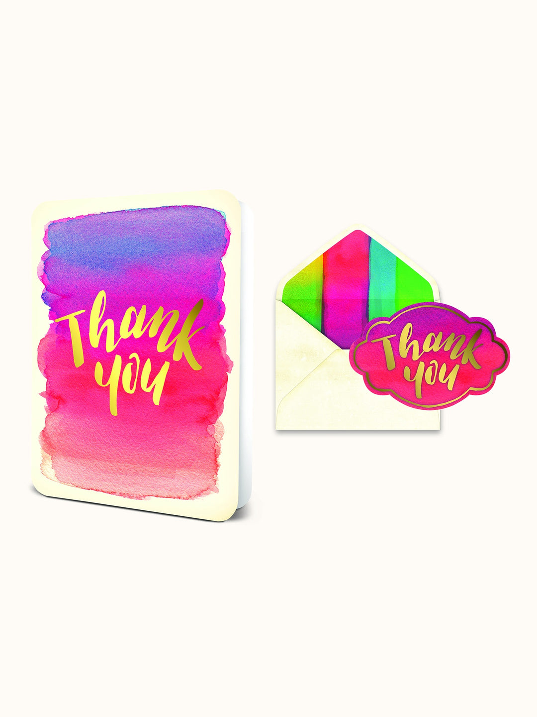 Foil Thank You Deluxe Greeting Card