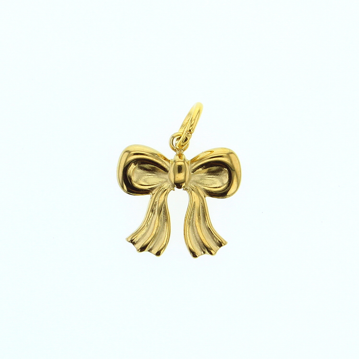 Petite Gold Bow Charm
