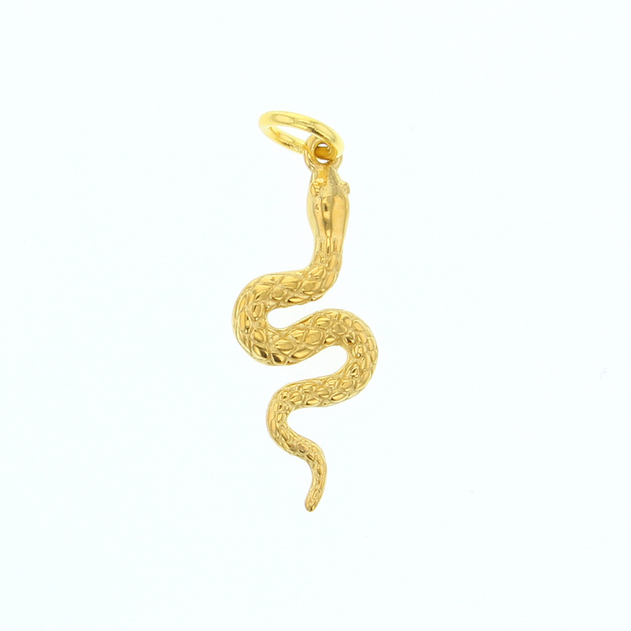 Gold Snake Charm