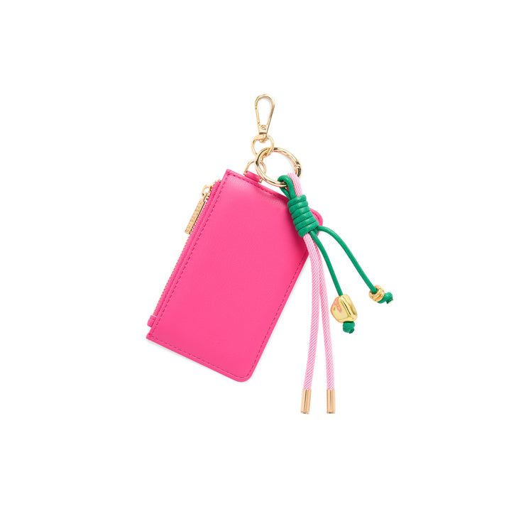 Zippy Card Case / Bag Charm - Pink