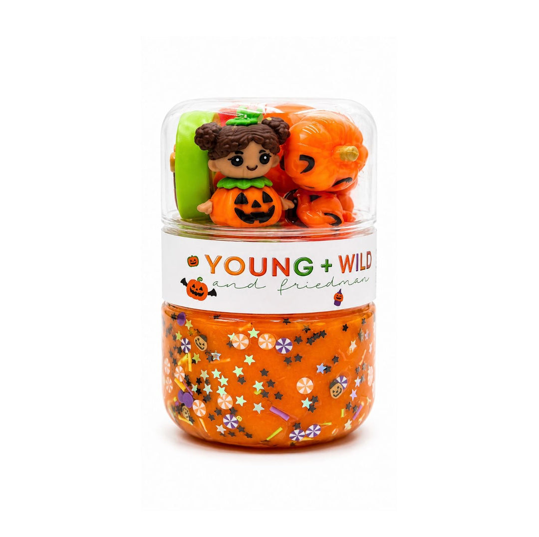 Jack-O-Lantern Grab &amp; Go Dough Jar