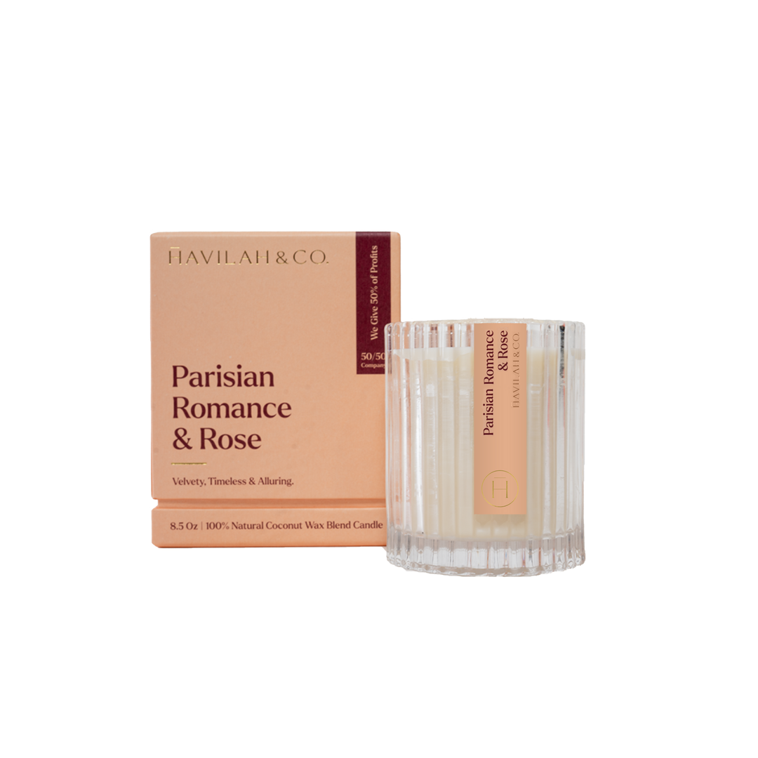 Parisian Romance &amp; Rose Candle 8.5oz