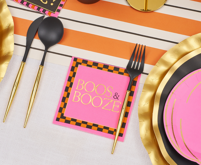 Boos & Booze - 5" Bold 3 ply Cocktail Napkin