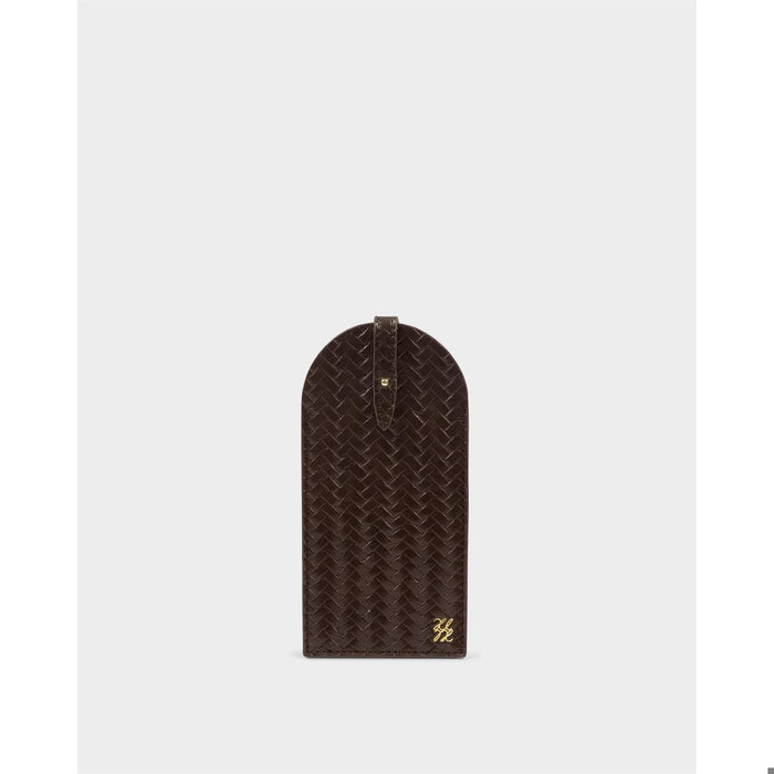 Glasses Sleeve - Chocolate Woven
