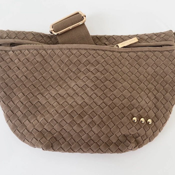 Suede Westlyn Woven Bum Bag