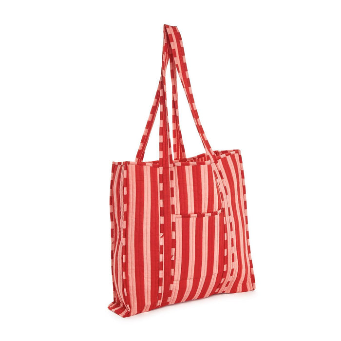 Cotton Quilted Reversible Tote Bag