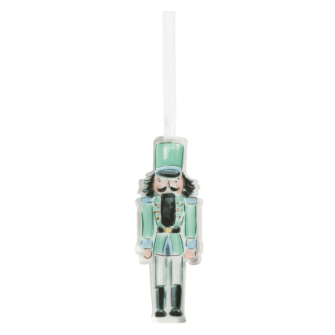Green Acrylic Nutcracker Ornament