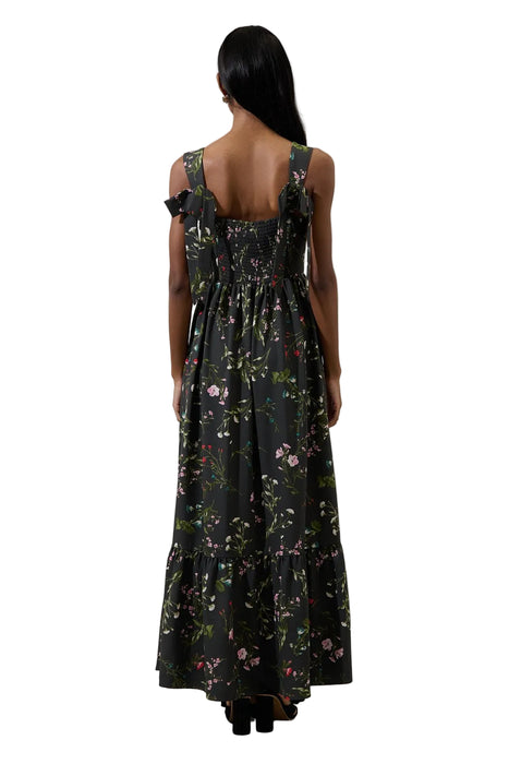 Jilly Floral Silda Smocked Maxi Dress