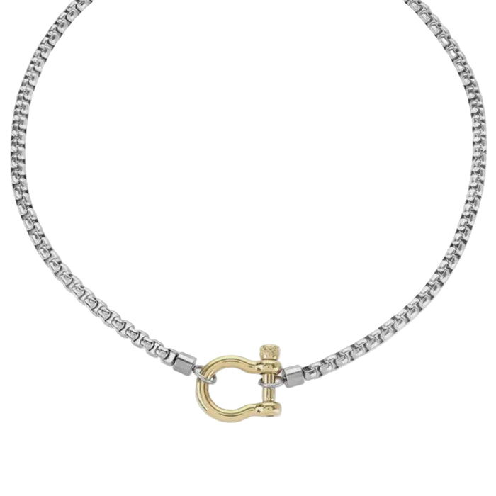 Lucky Silver Gold Necklace