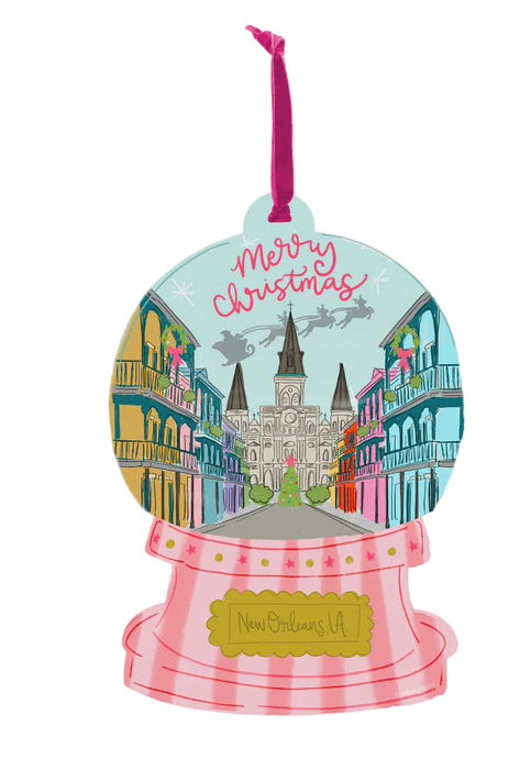 NOLA Globe Acrylic Ornament