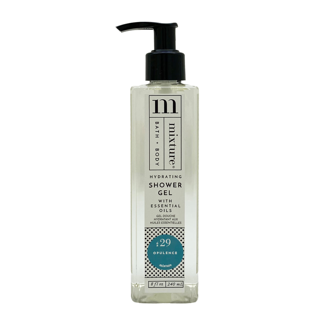Mixture hydrating shower gel in a clear pump bottle, No. 29 Opulence