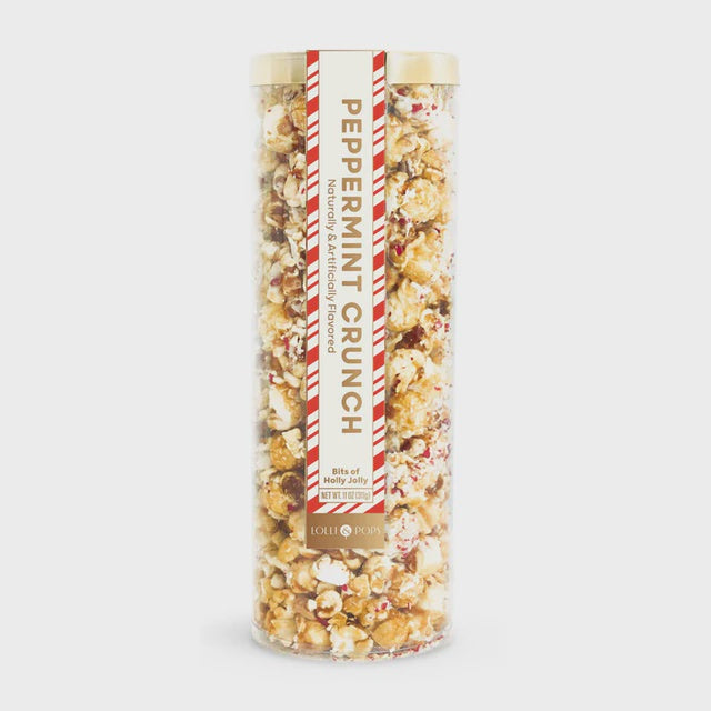 Peppermint Crunch Caramel Popcorn