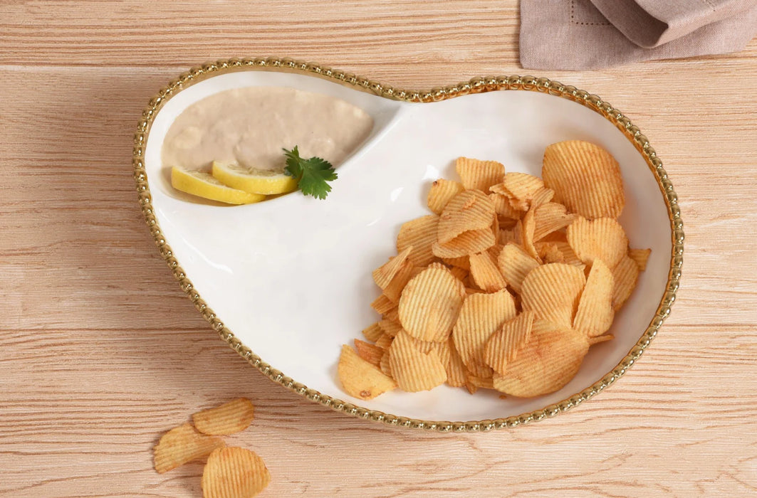 2 Section Serving Piece