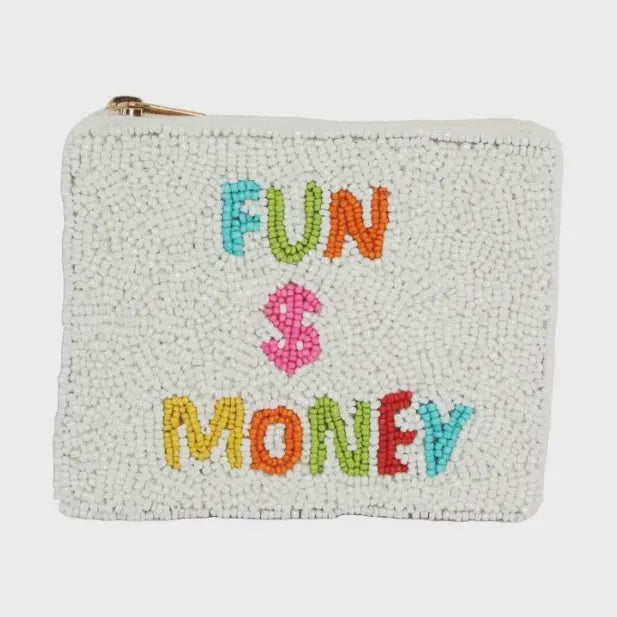 Fun Money Beaded Coin Purse