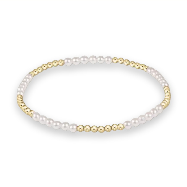 Classic Blissful Pattern 2.5mm Bead Bracelet - 3mm