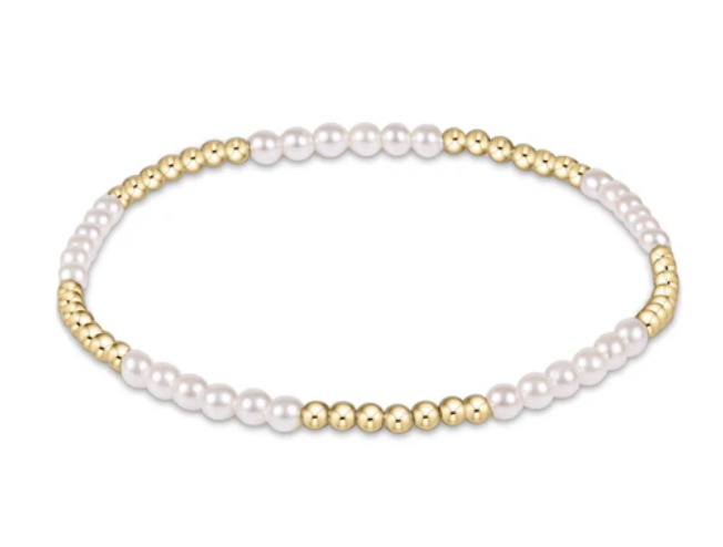 Classic Blissful Pattern 2.5mm Bead Bracelet - 3mm