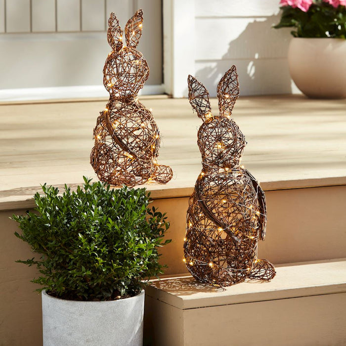 Woven LED Bunny Sitter