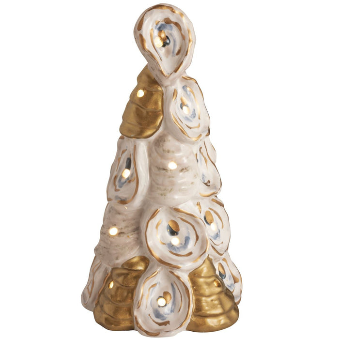 Ceramic Oyster Light Up Tree