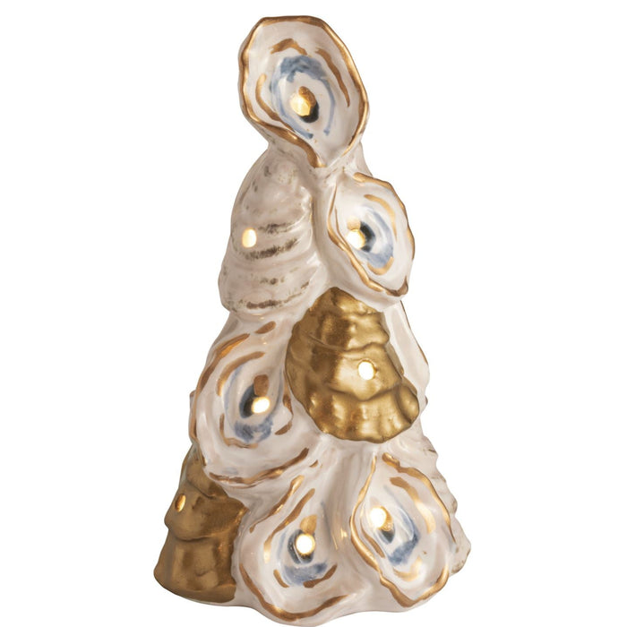 Ceramic Oyster Light Up Tree