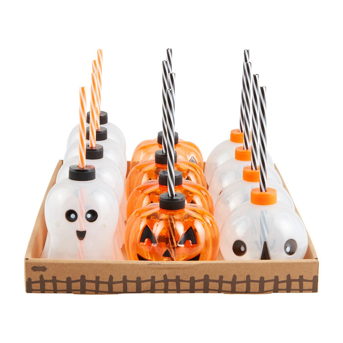 Halloween Light Up Straw Cup