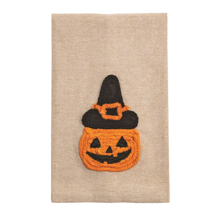 Pumpkin Halloween Rope Towel