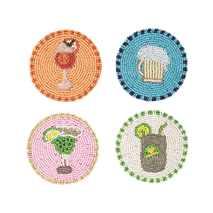 Margarita Beaded Coaster Set