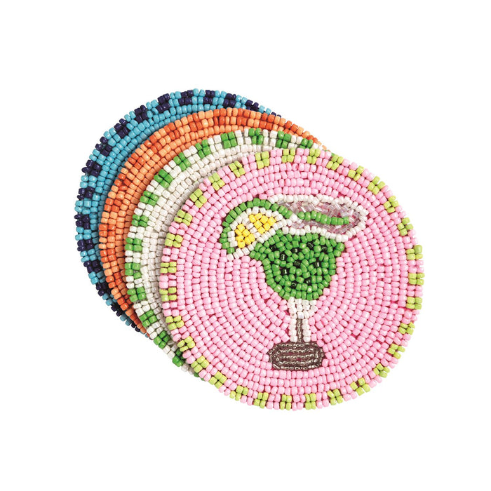 Margarita Beaded Coaster Set