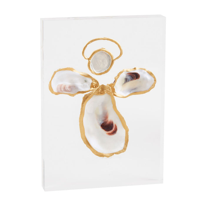 Angel Acrylic Oyster Plaque