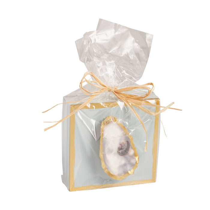 Light Blue Oyster Shell Plaque