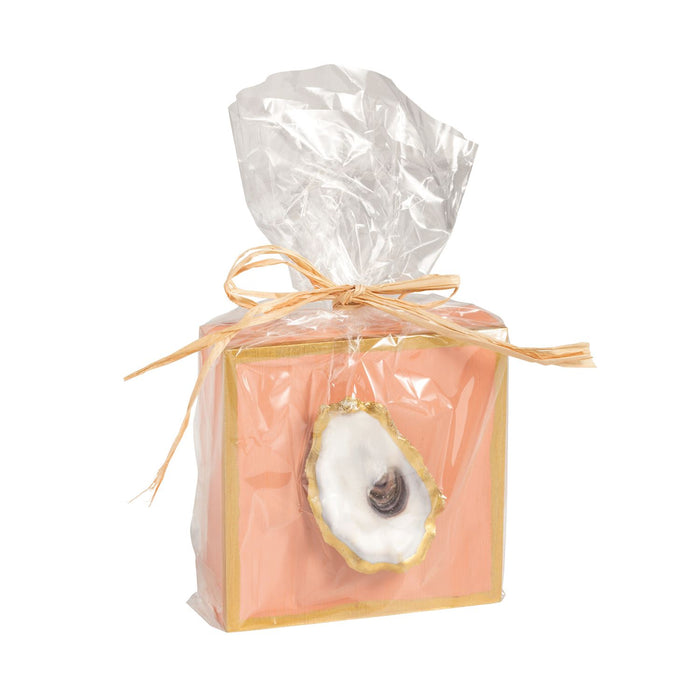 Coral Oyster Shell Plaque