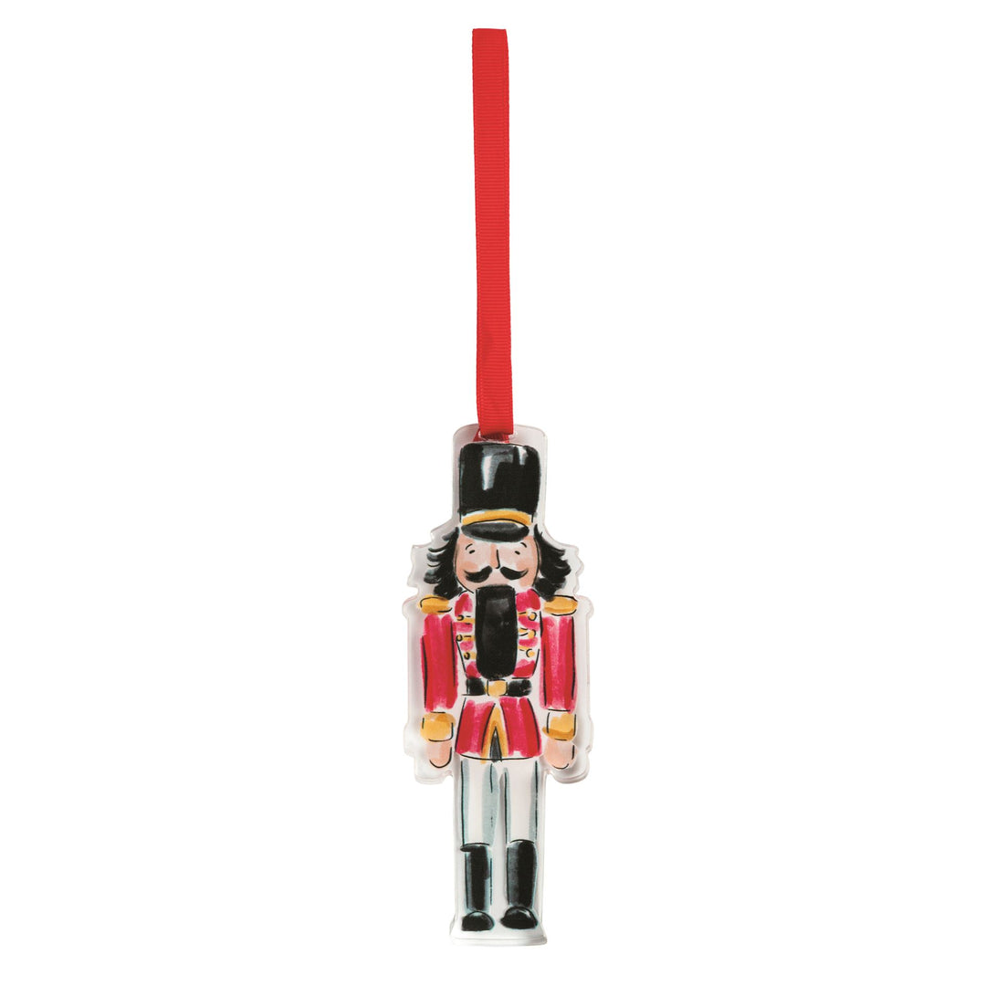 Red Acrylic Nutcracker Ornament